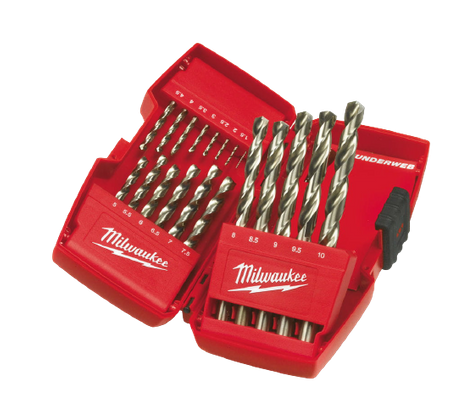 Zestaw wierteł do metalu 19 sztuk MILWAUKEE 4932352374 Thunderweb HSS-G