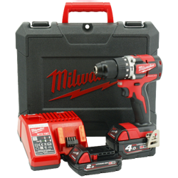 Wiertarko-wkrętarka akumulatorowa udar 60Nm MILWAUKEE M18CBLPD-422C