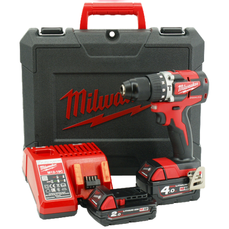 Wiertarko-wkrętarka akumulatorowa udar 60Nm MILWAUKEE M18CBLPD-422C 