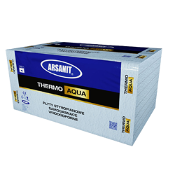 Styropian wodoodporny THERMO AQUA- EPS 100-036 - Krawędzie proste