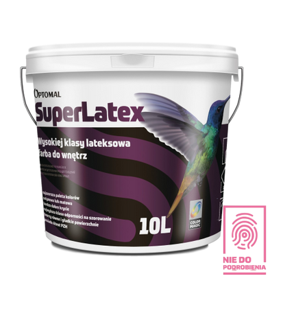 Lateksowa Farba Wewnętrzna – Optomal SuperLatex Mat 10l