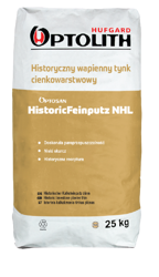 Historyczny Wapienny Tynk Cienkowarstwowy – Optosan Historic Feinputz NHL