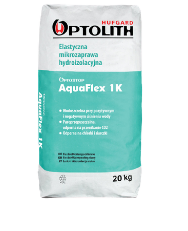 Elastyczna Mikrozaprawa Hydroizolacyjna – Optostop AquaFlex 1K