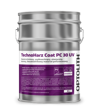 Powłoka PU o wysokiej odporności chemicznej i na prom. UV - TechnoHarz Coat PC 30 UV
