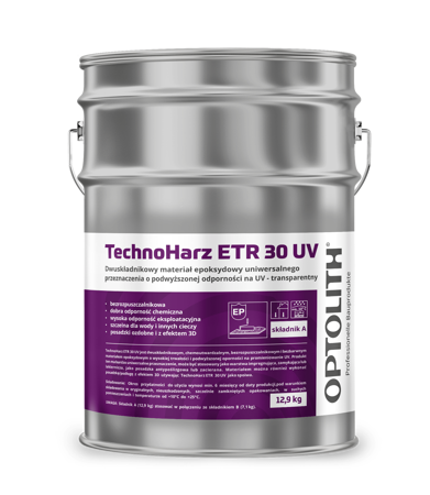 Żywica epoksydowa o wysokiej trwałosci i odporności na UV - TechnoHarz ETR 30 UV